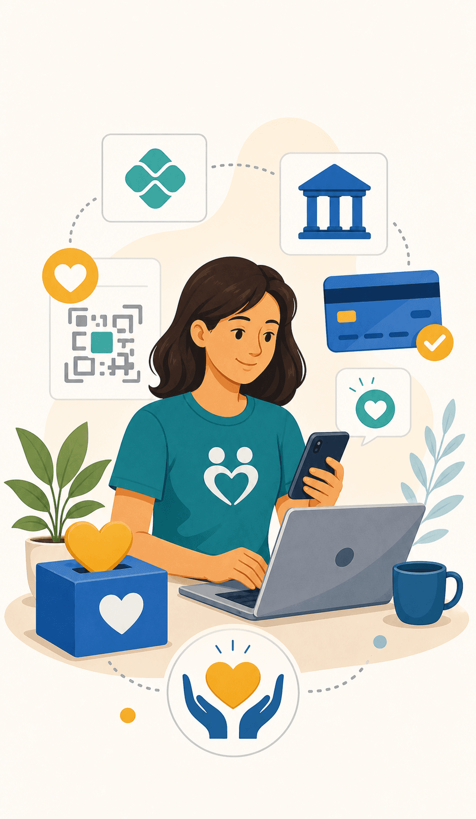 Pix, transferência e link de pagamento